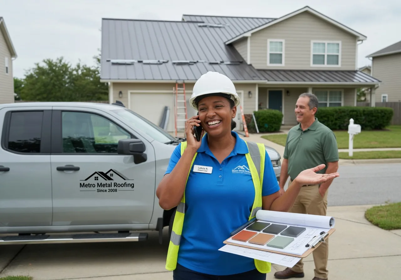 Storm Damage Metal Roof Repair in Trenton, IL